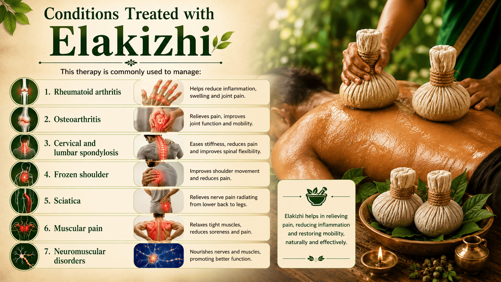 Elakizhi at Dhanvanthri Ayurveda Vaidya Salai – Madurai