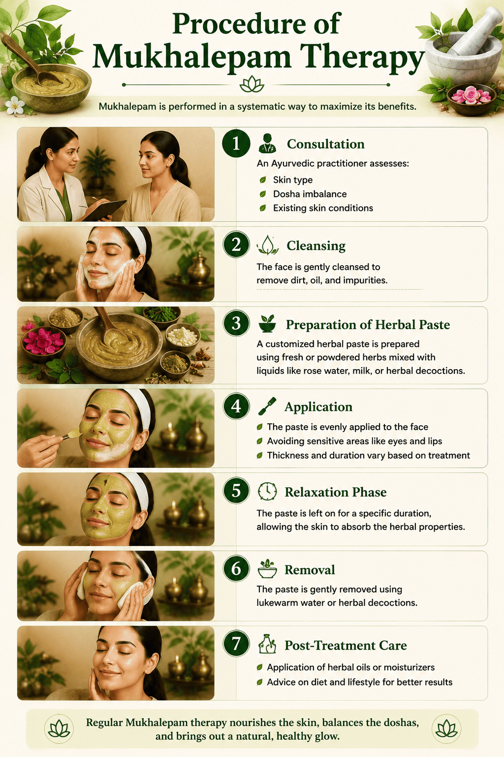 Mukhalepam at Dhanvanthri Ayurveda Vaidya Salai – Madurai