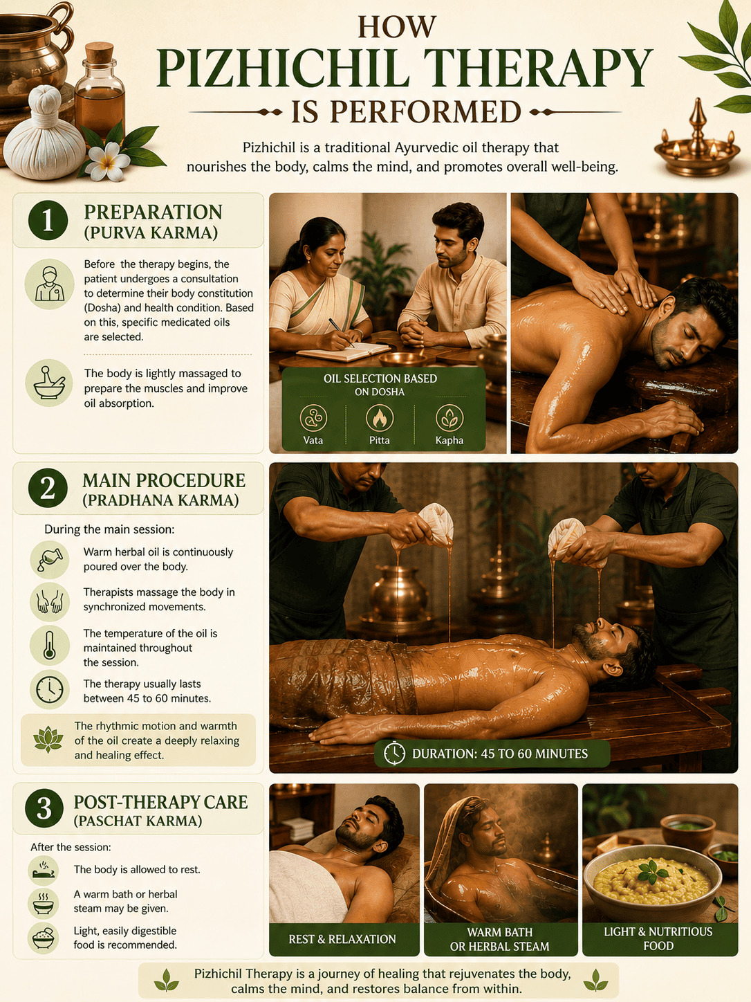 Pizhichil at Dhanvanthri Ayurveda Vaidya Salai – Madurai