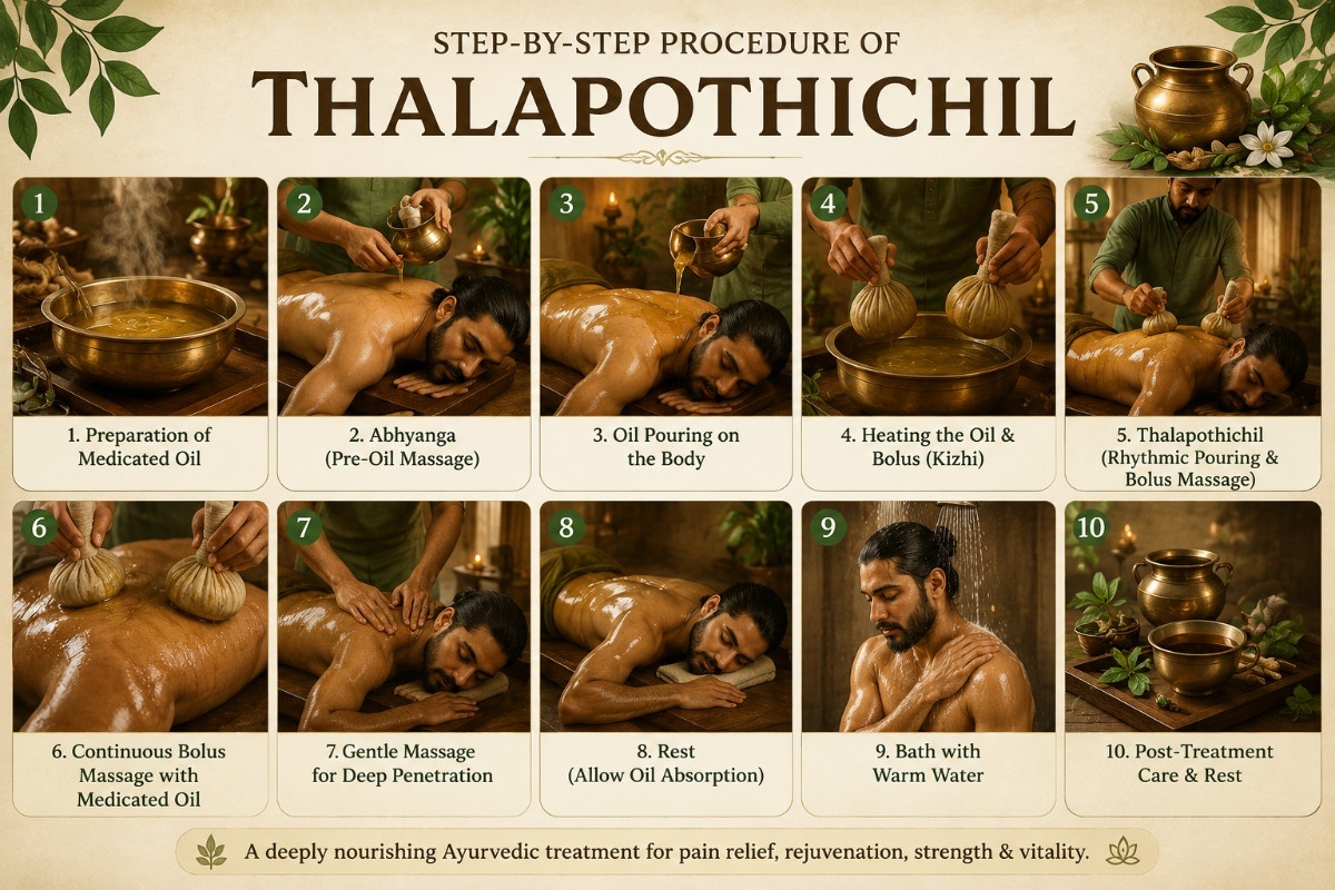 Thalapothichil at Dhanvanthri Ayurveda Vaidya Salai – Madurai