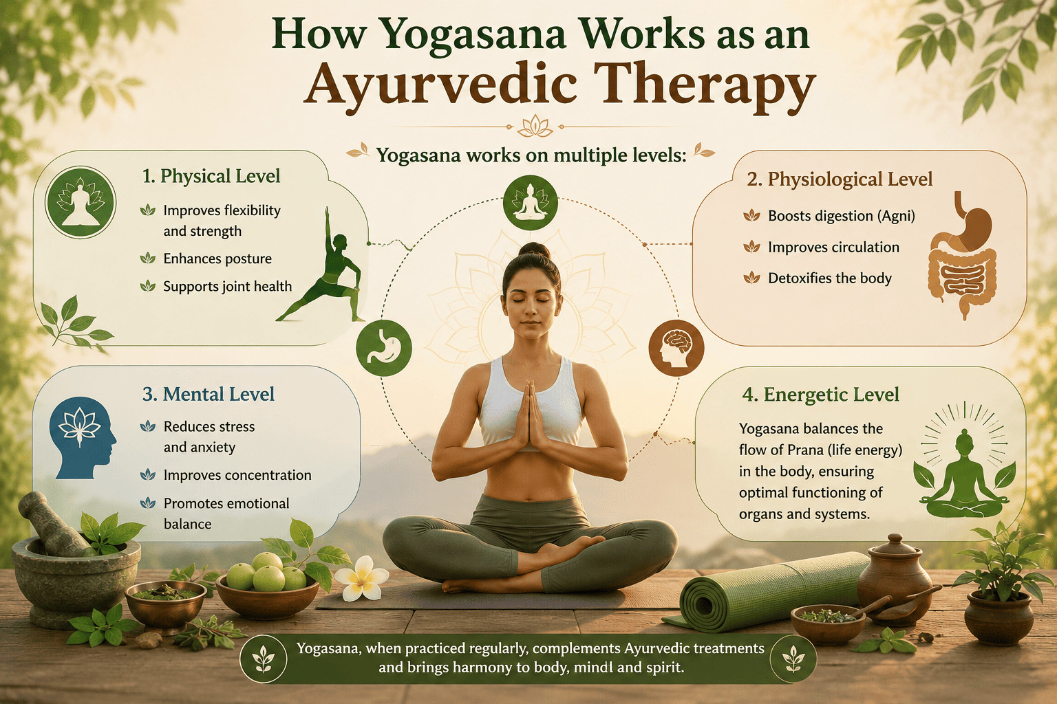 Yogasana at Dhanvanthri Ayurveda Vaidya Salai – Madurai