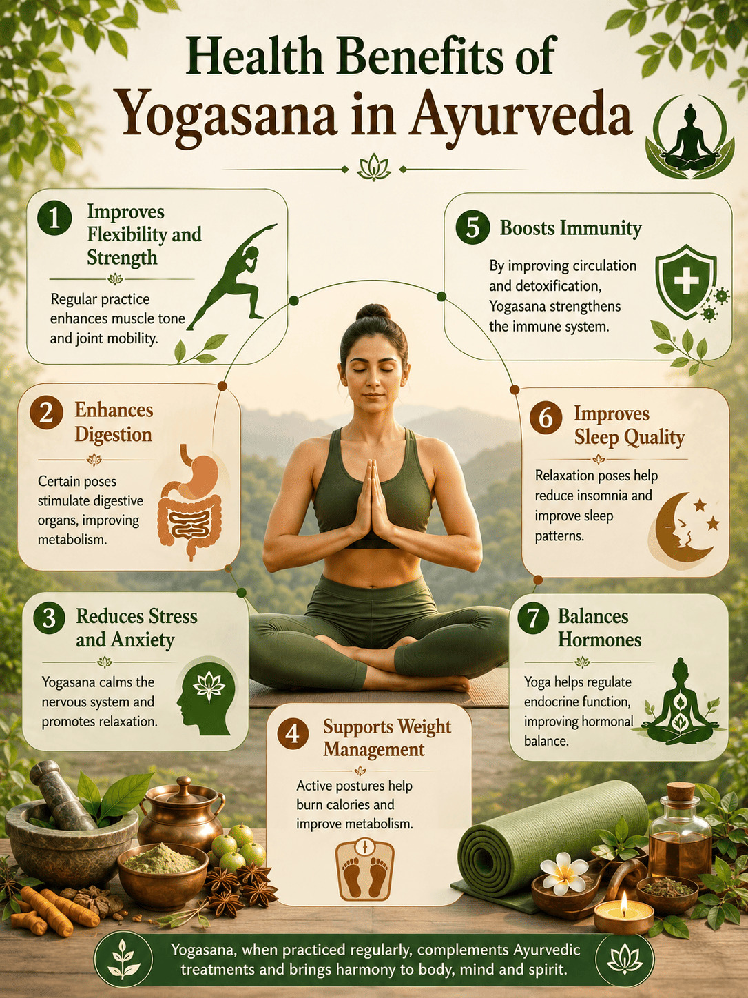 Yogasana at Dhanvanthri Ayurveda Vaidya Salai – Madurai