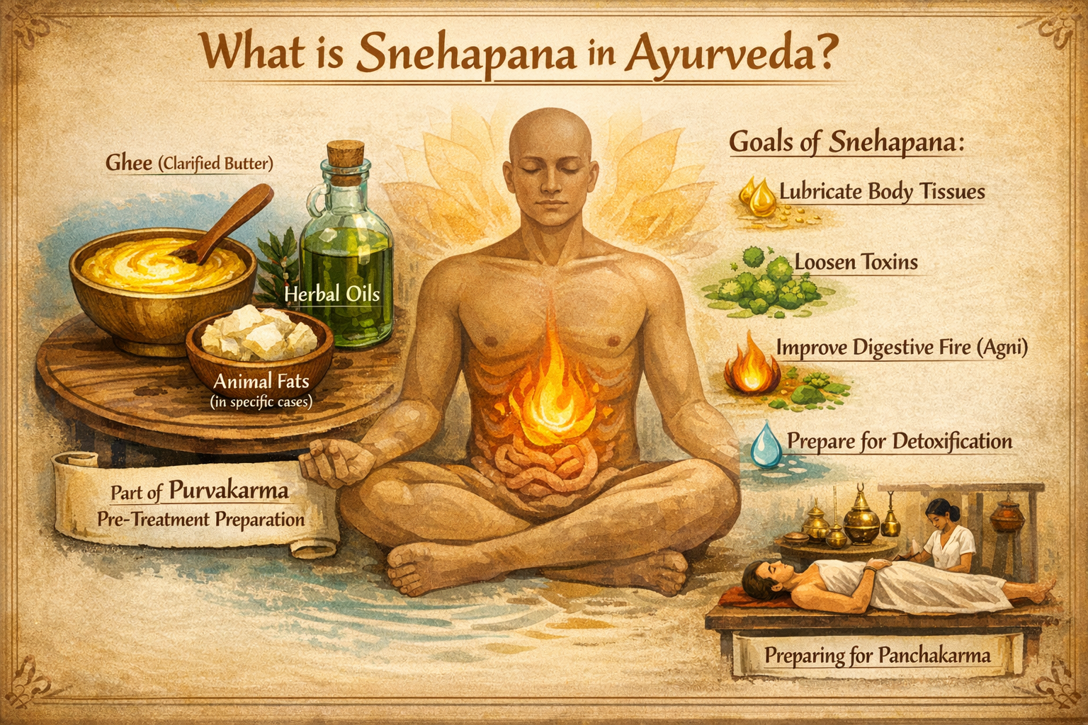 Snehapana at Dhanvanthri Ayurveda Vaidya Salai – Madurai